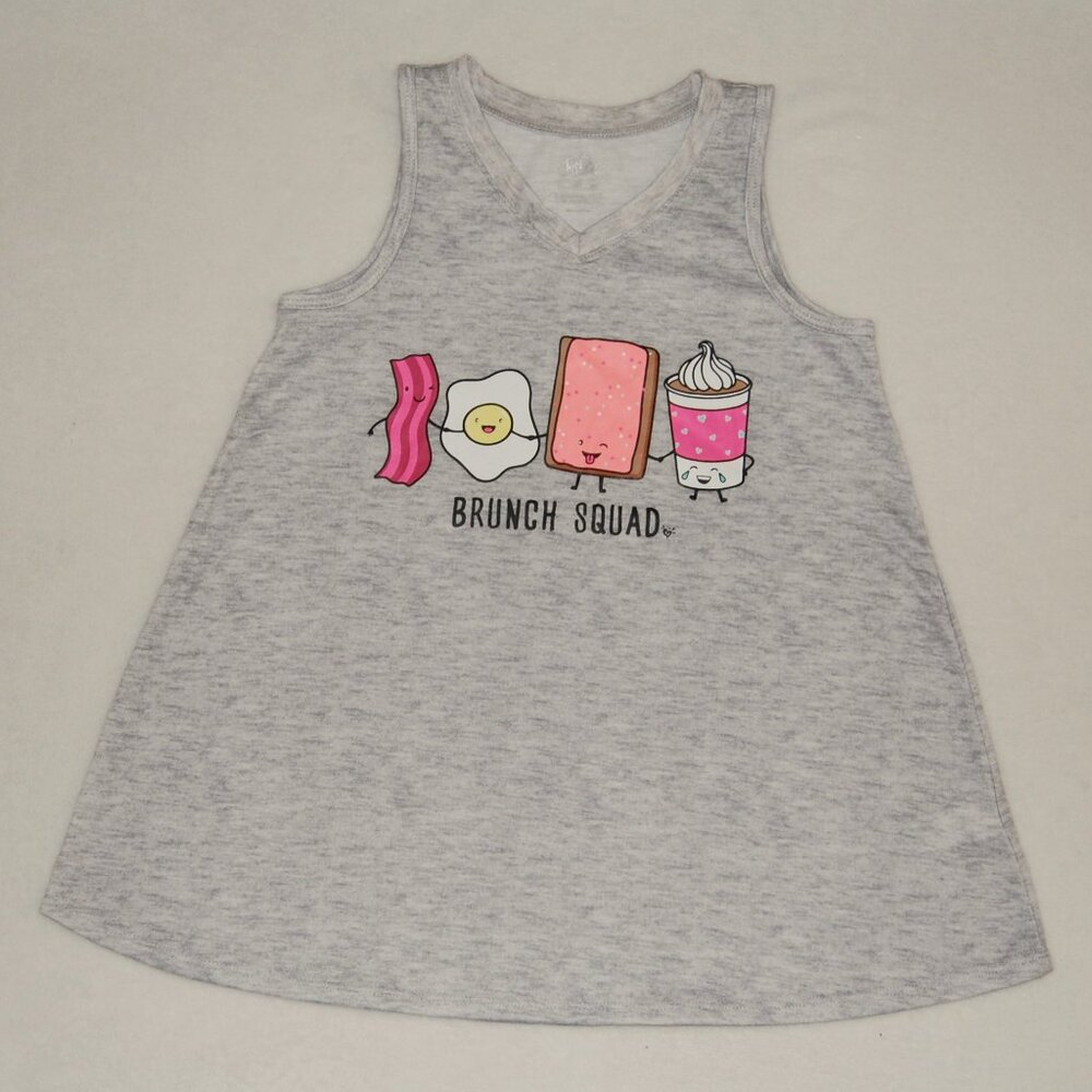 Justice Girls Size 8 Gray Sleeveless Top - Picture 4 of 4